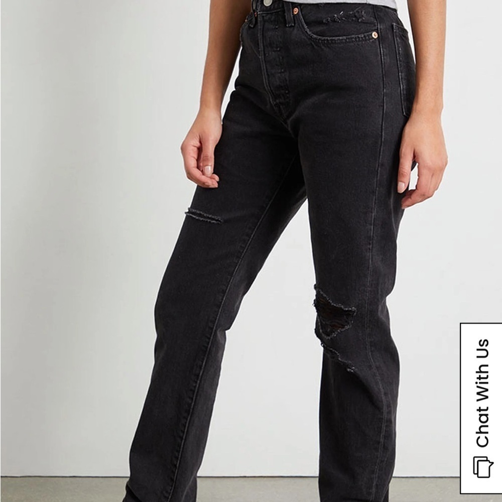 Levi’s 501 straight leg black jeans - Picture 5 of 5